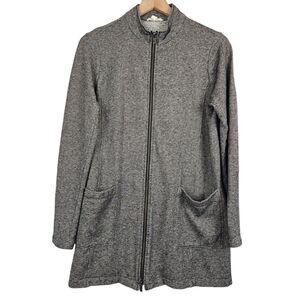 Eileen Fisher Women's Cozy Hemp‎ & Organic Cotton Microstripe Jacket, size S